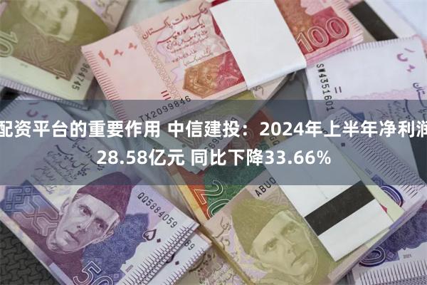 配资平台的重要作用 中信建投：2024年上半年净利润28.5