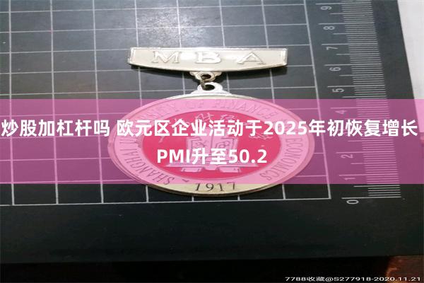 炒股加杠杆吗 欧元区企业活动于2025年初恢复增长 PMI升